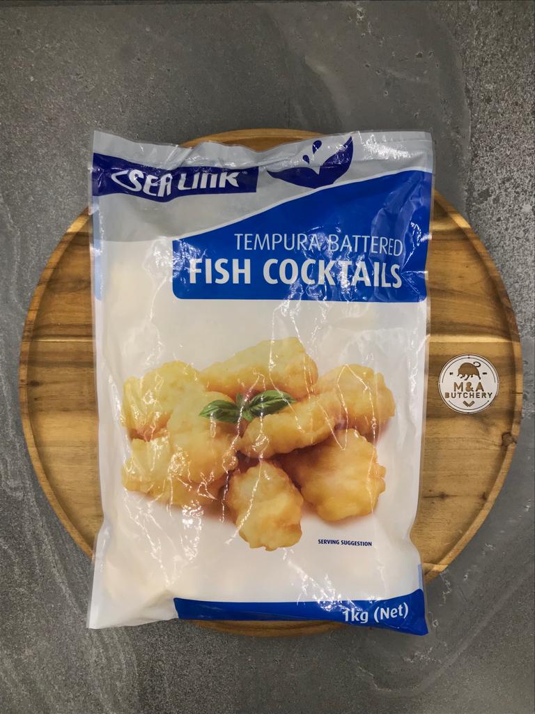 Sea link Tempura Battered Fish Cocktails 1kg M & A Butchery