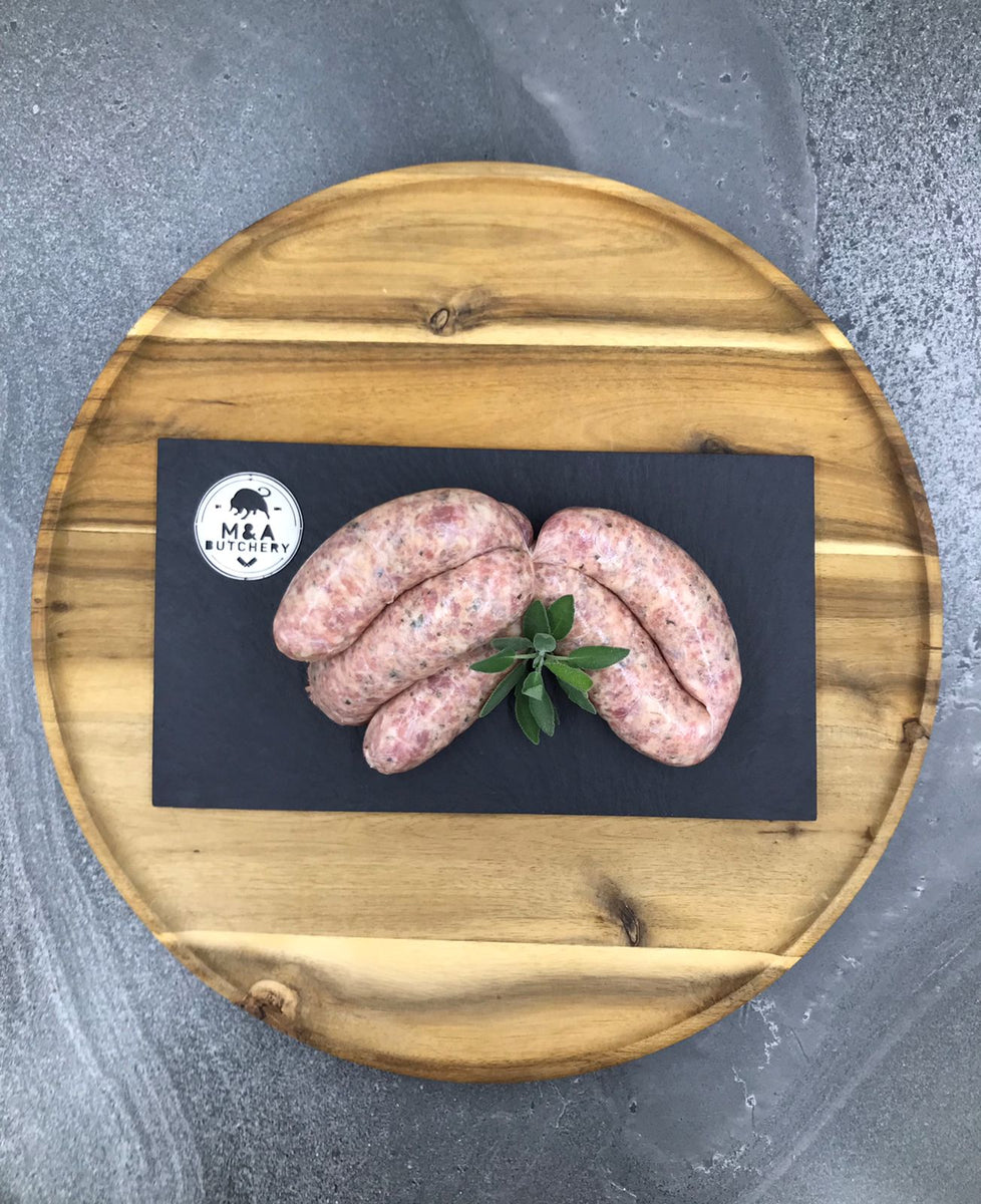 Traditional Pork Sausages M & A Butchery