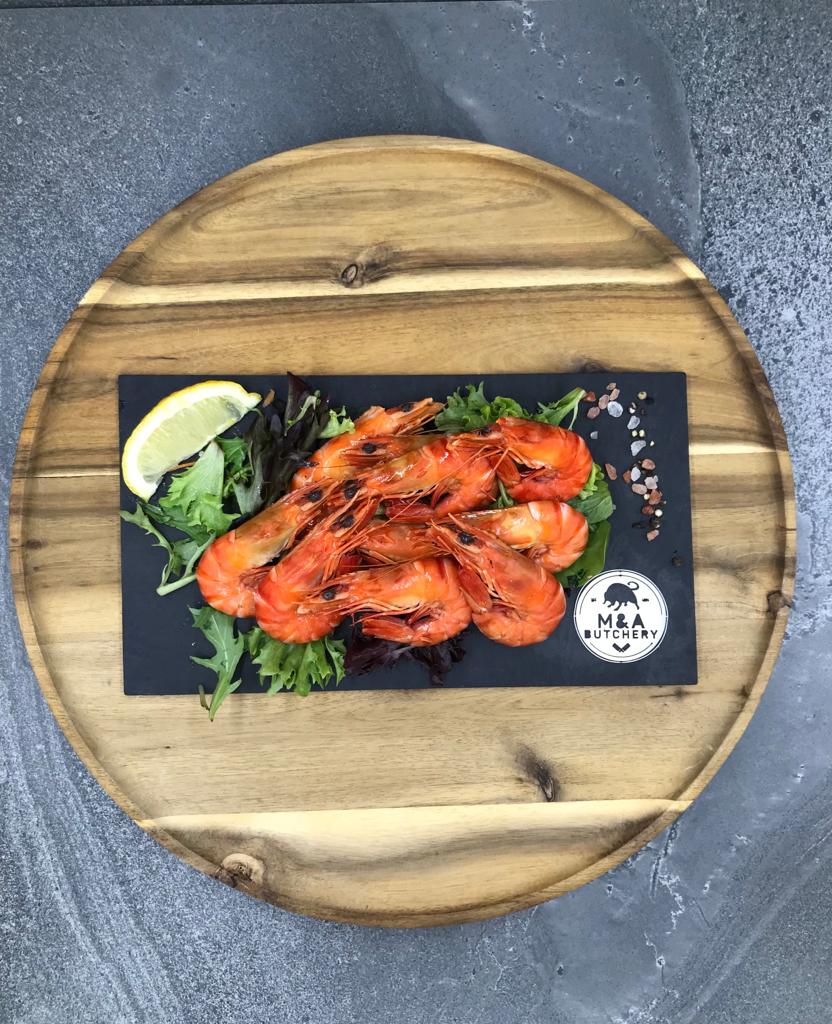 Fresh Cooked Australian Tiger Prawns (Order before 4pm Thursday for Friday or Saturday orders only) $38.99kg