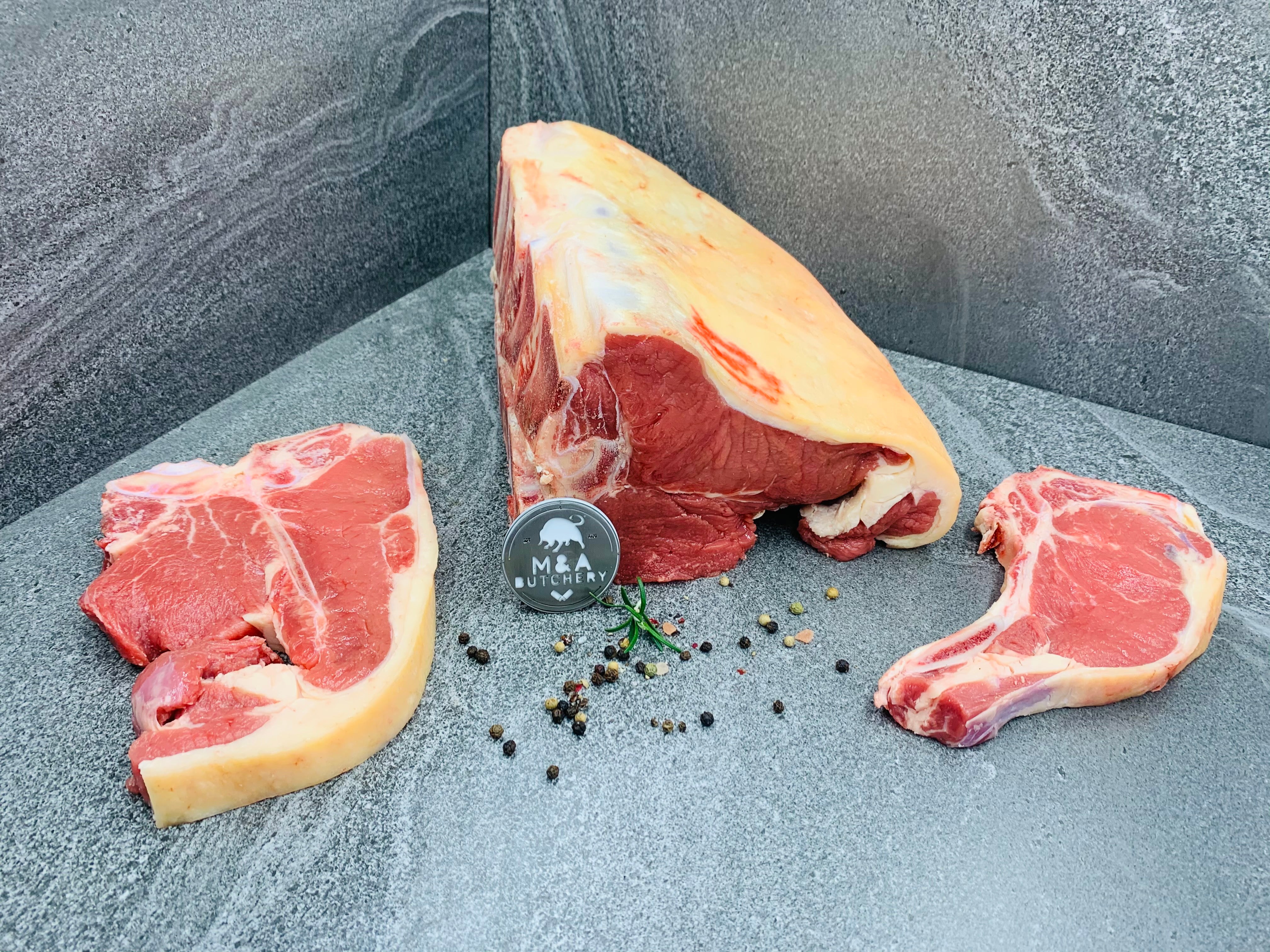 Whole T-Bone ($25.99 per kg)