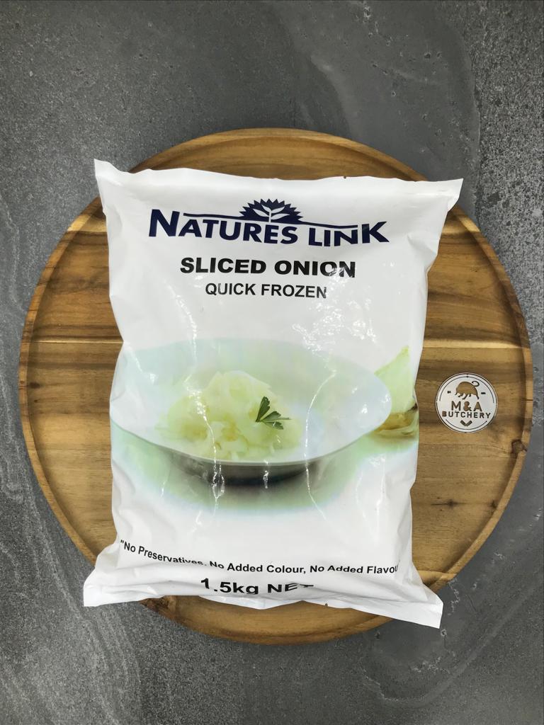 Natures Link – Sliced Onions 1.5kg