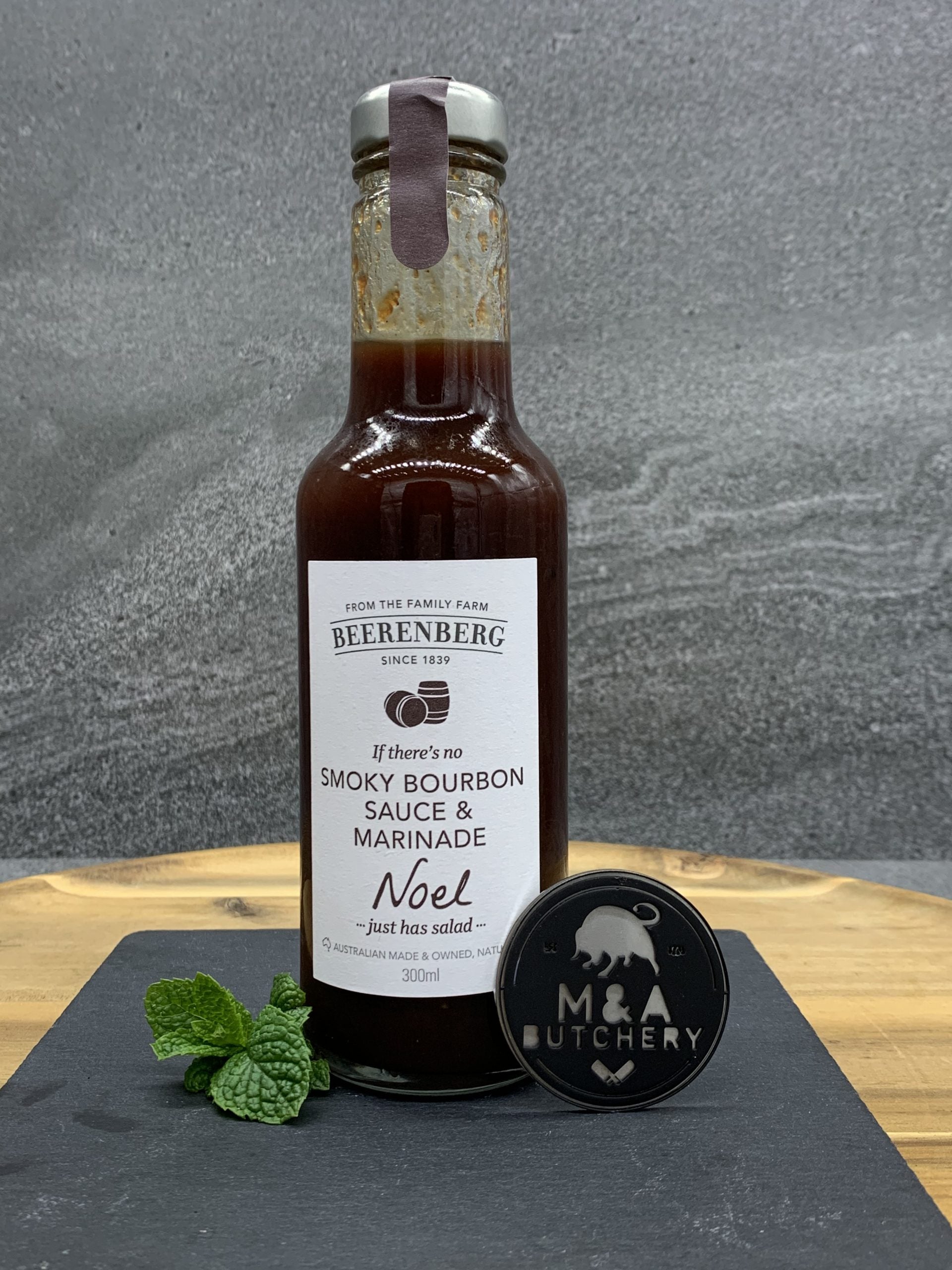 Beerenberg- Smoky Bourbon Sauce and Marinade 300ml