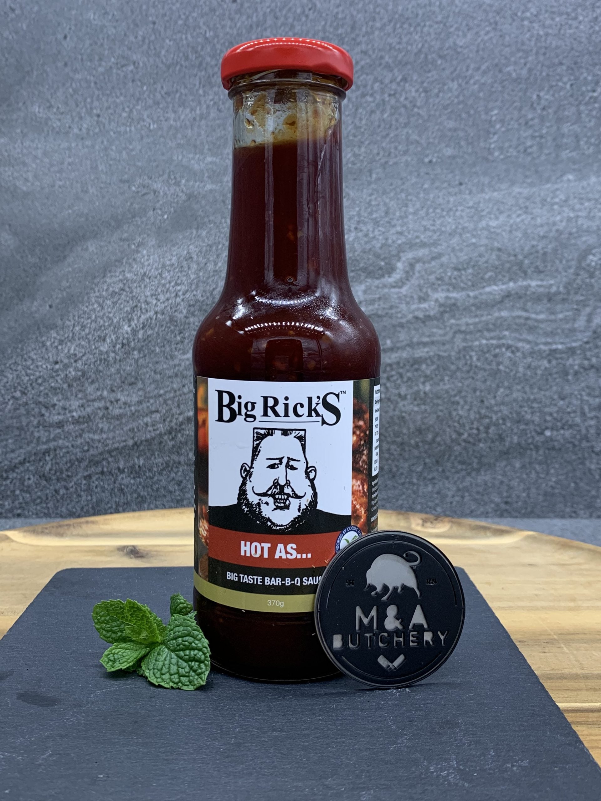Big Ricks- Hot As Barbeque Sauce 370ml