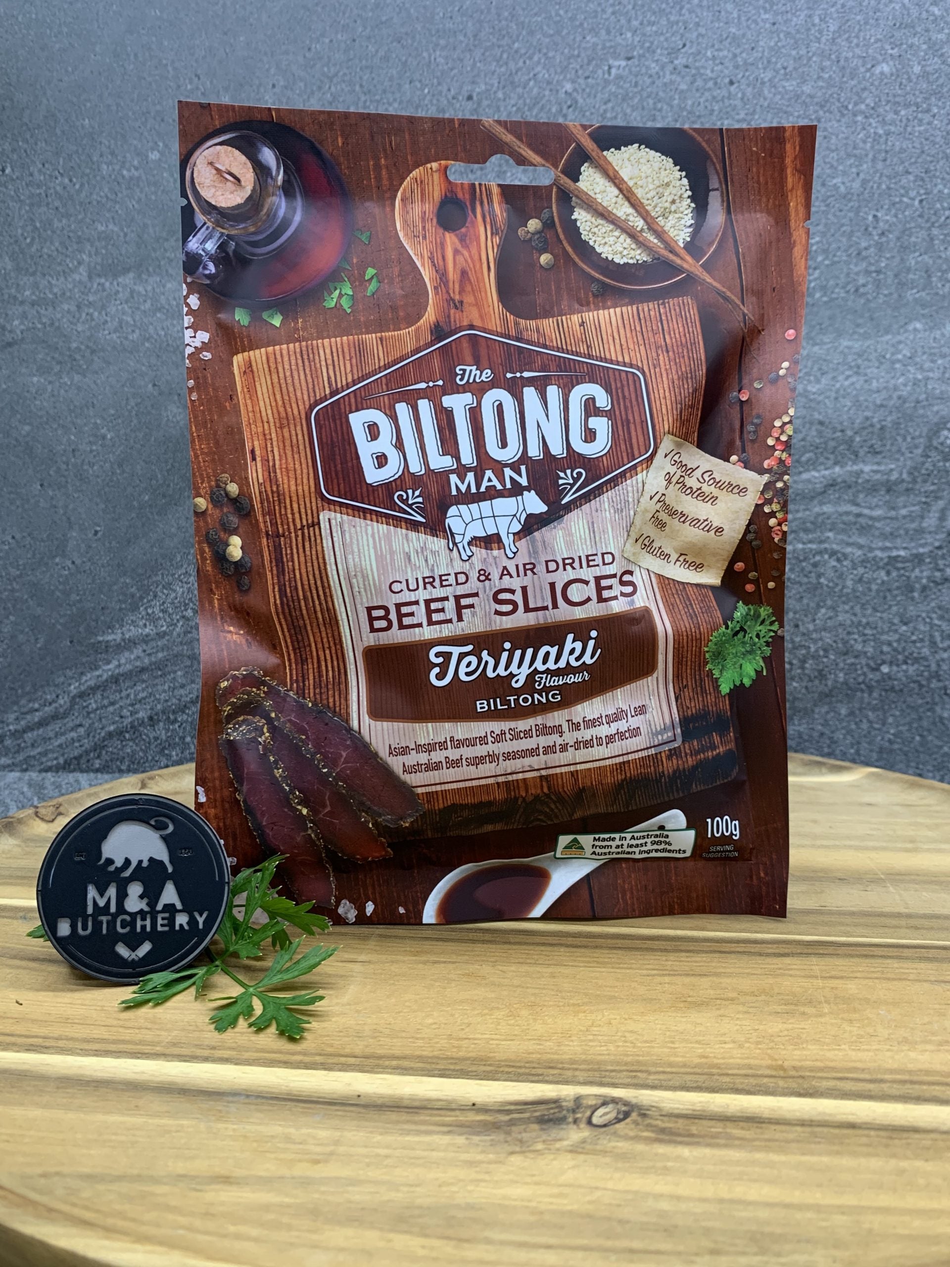 Biltong Man – Teriyaki Biltong 100g