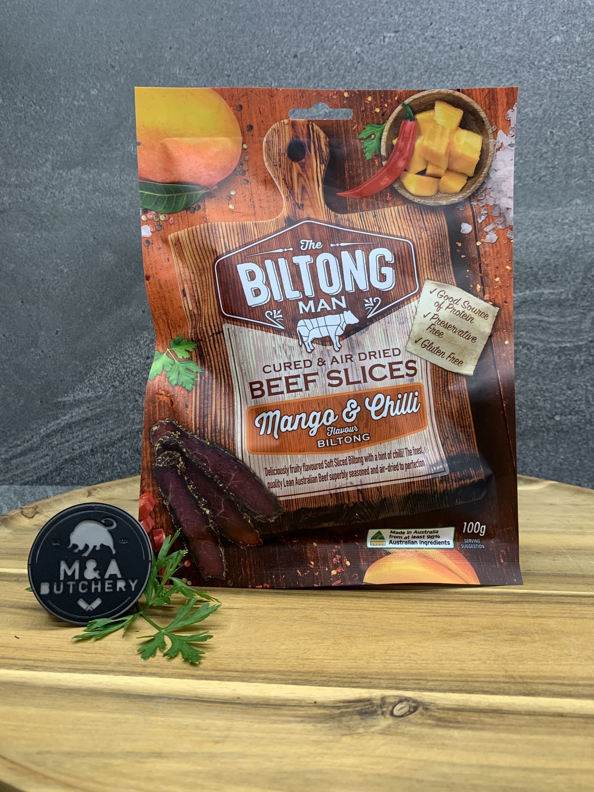 Biltong Man – Mango & Chilli Biltong 100g