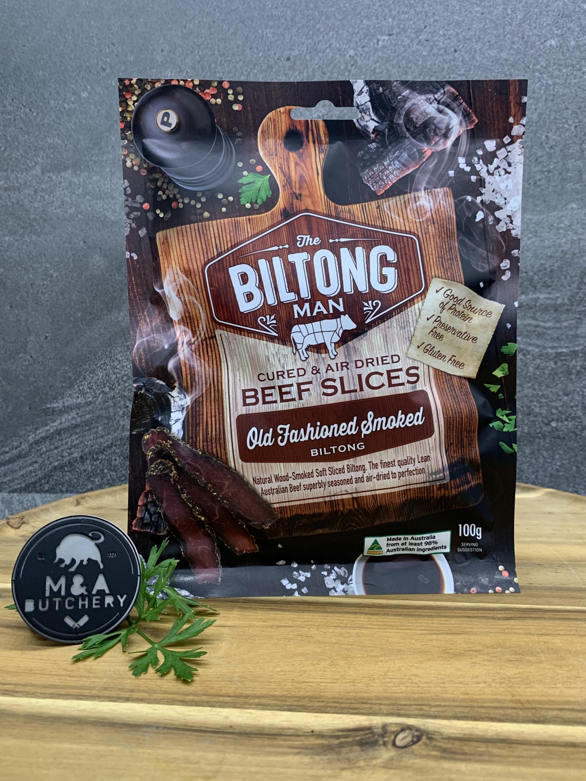 Biltong Man – Old Fashioned Smoked Biltong 100g