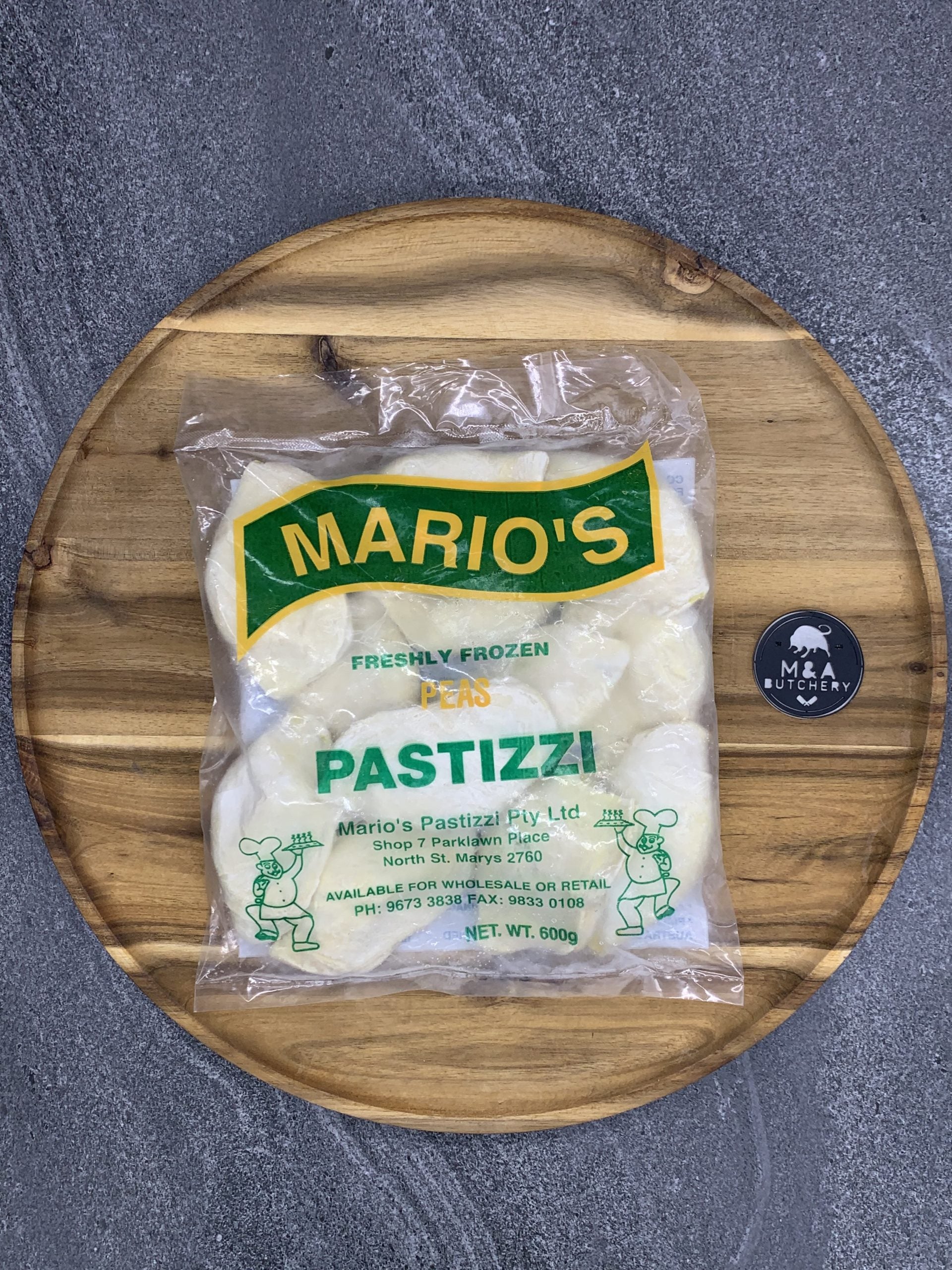 Mario's Peas Pastizzi