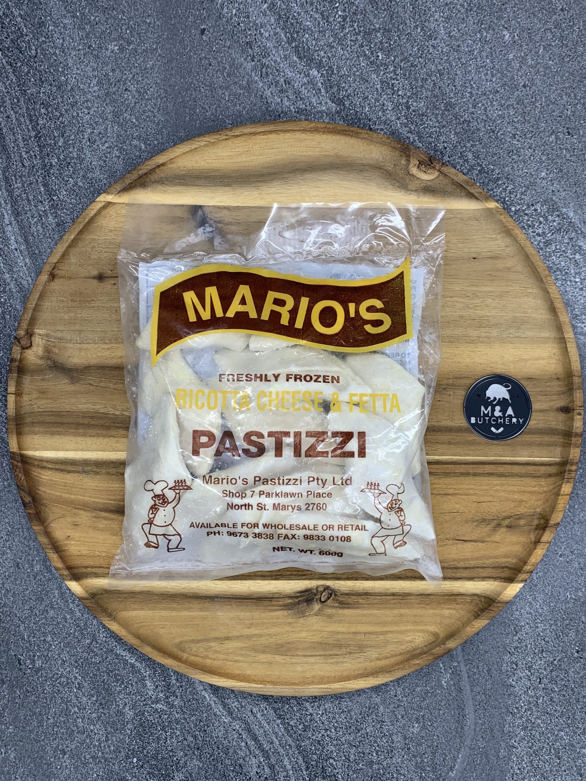 Mario's Ricotta Cheese & Fetta Pastizzi