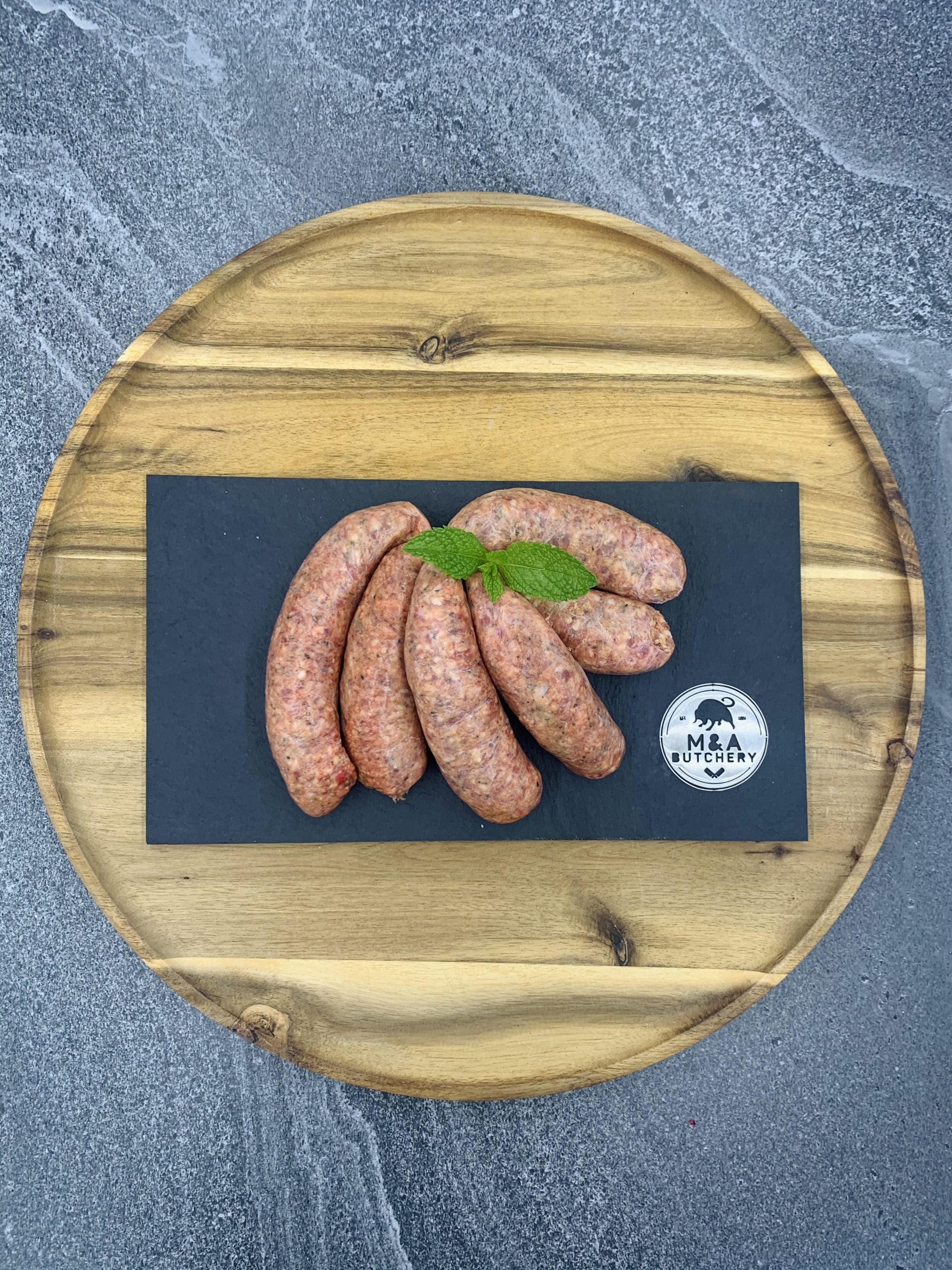 Lamb, Mint & Rosemary Sausages