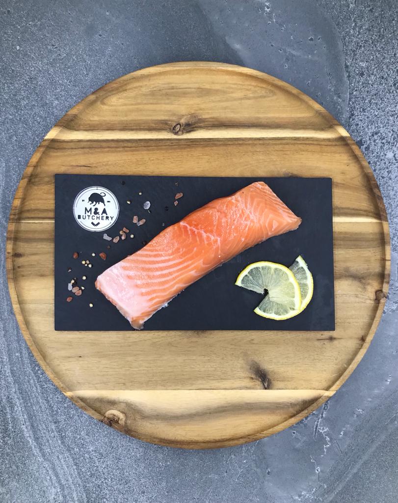 Fresh Australian Skin on Salmon fillet Approx 1.2kg fillets (Order before 4pm Thursday for Friday or Saturday orders only)